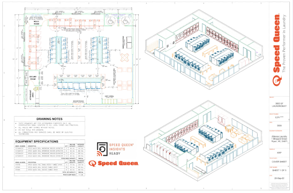 Blueprint of a building