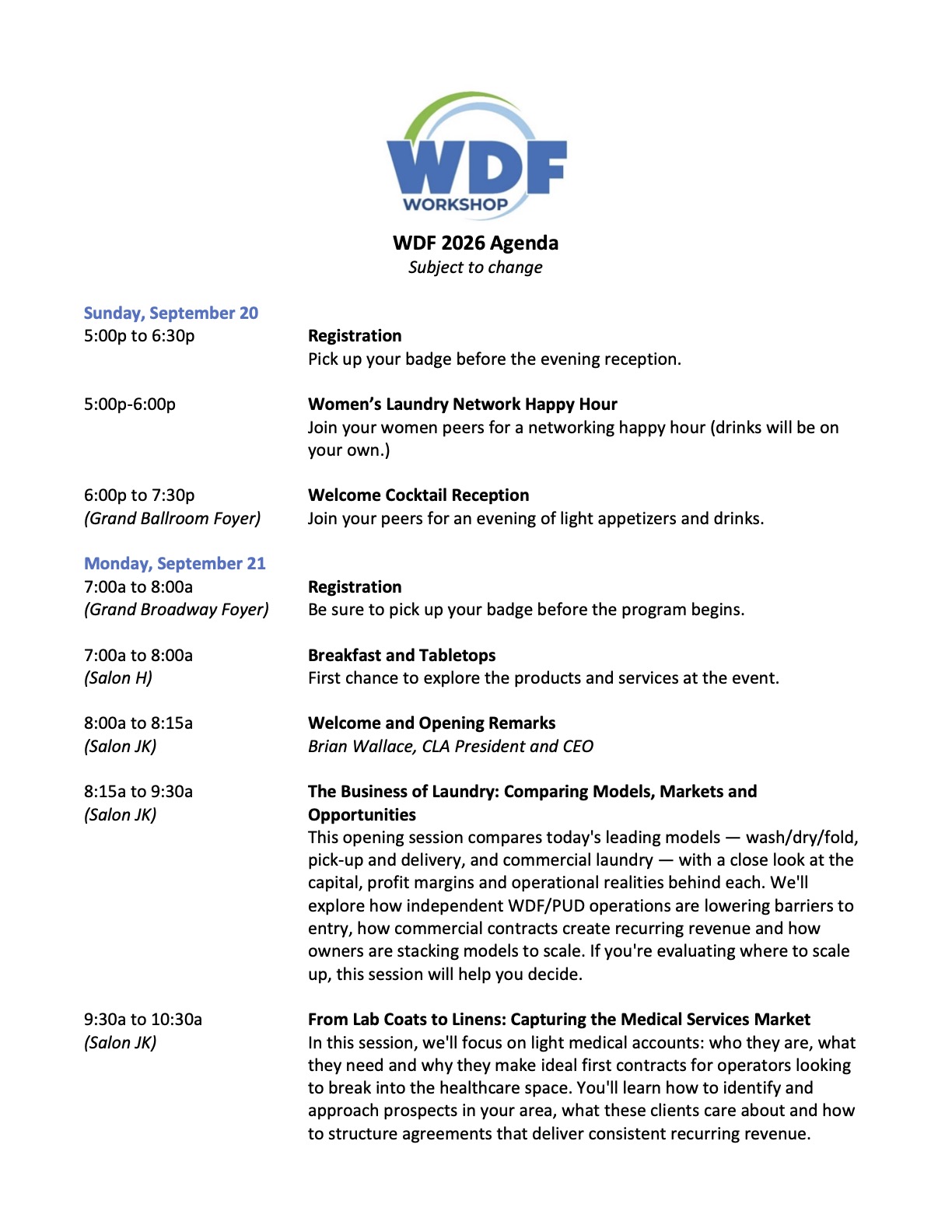 WDF Workshop 2026 preliminary agenda thumbnail
